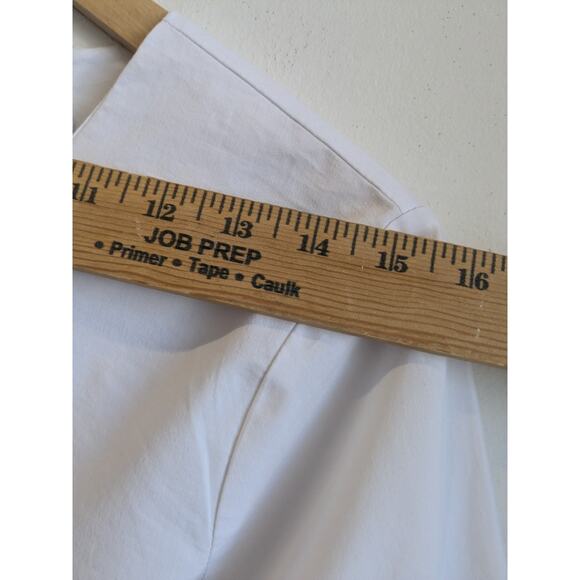 Cupio Blouse Top Shirt 3/4 Bell Sleeve White Size Large - Picture 6 of 12